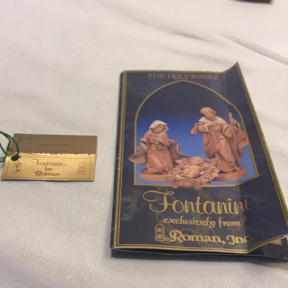 Vintage 1991 Fontanini Heirloom The Holy Family
